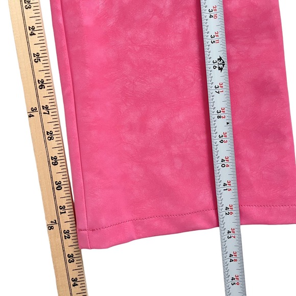 I.am.Gia BARBIE PINK Faux Leather Pants Women Size Small - Picture 9 of 15